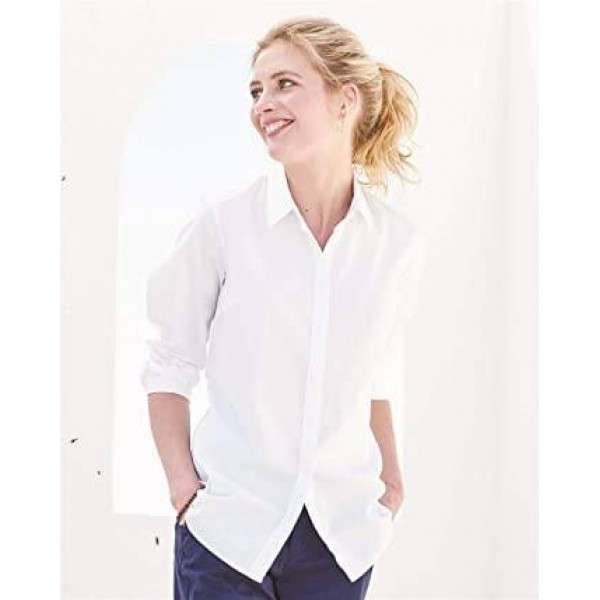 Womens New England Solid Oxford Shirt