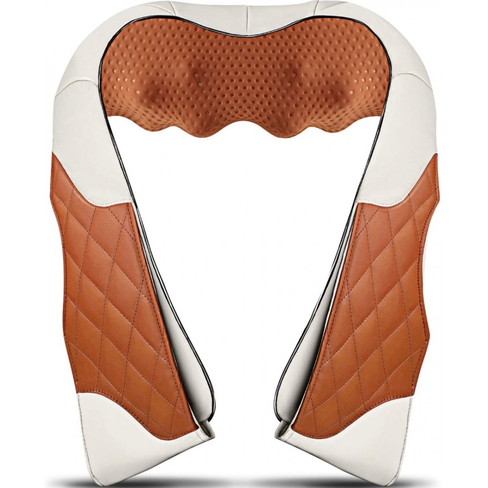  Neck Massager with Heat,Deep Kneading Back Massager,3D Massage for Back Neck Shoulder Waist and Foot